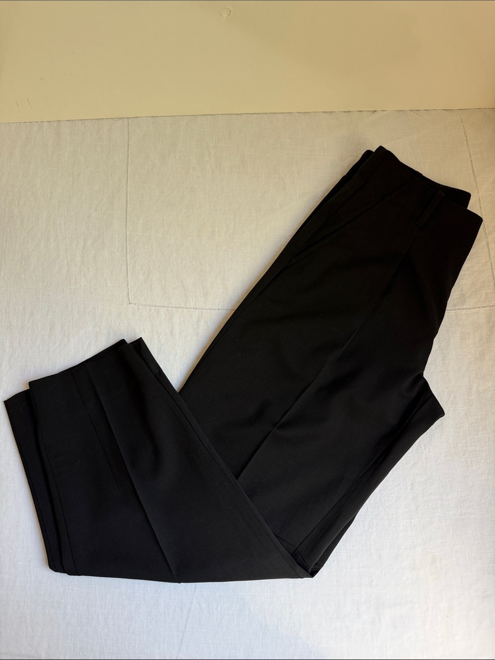 EUC AYR The Bam Wool Pleated Dress pants Black Size 2 - Picture 8 of 13